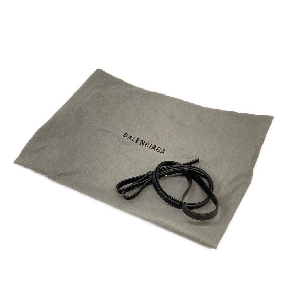 Balenciaga Hardware Tote Bag Tote Bag 671400 Cream Black Canvas Leather - Picture 8 of 13